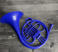 Blue French Horn Wall Art