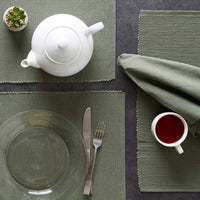 Artichoke Ribbed Placemats (Set of 6)